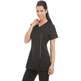 Miami Tunic Black with Diamante Zip