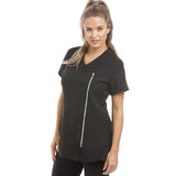 Miami Tunic Black with Rainbow zip