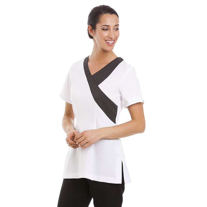 Ohio Tunic White / Dark Grey