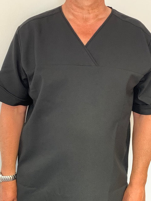 Gents V Neck Tunic Black