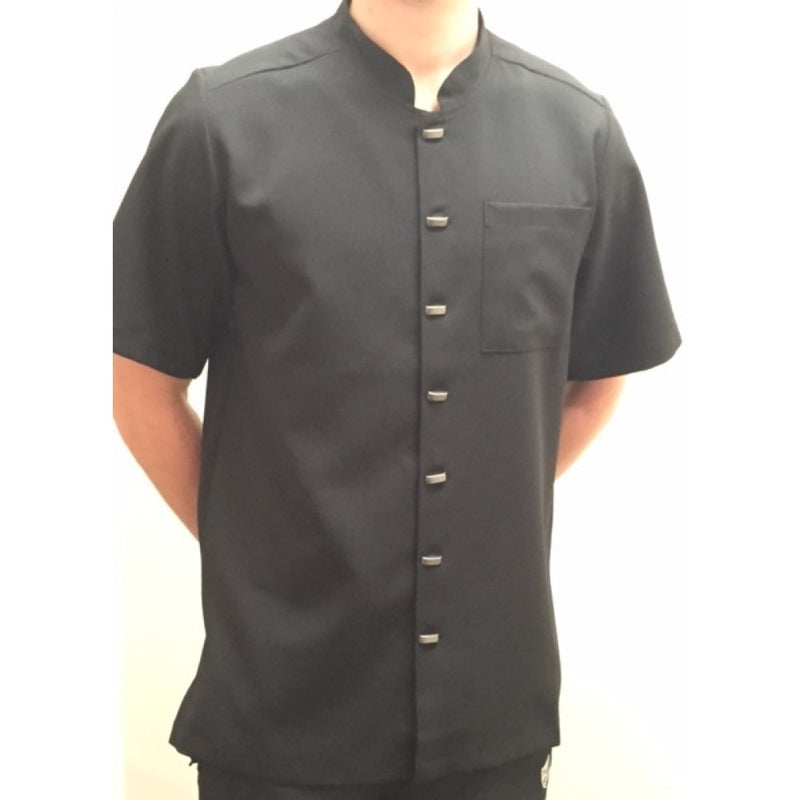 Gents Mandarin Tunic Black