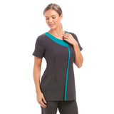 Havana Tunic Dark Grey / Teal - Colchester