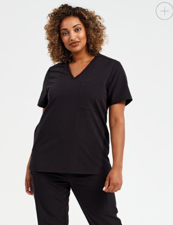 NN300 Scrub Tunic Black - Hertford