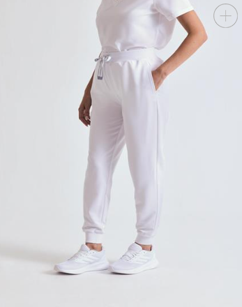 NN610 Scrub Jogger Trouser White
