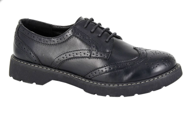 L963A New Brogue Shoe Black - Bath