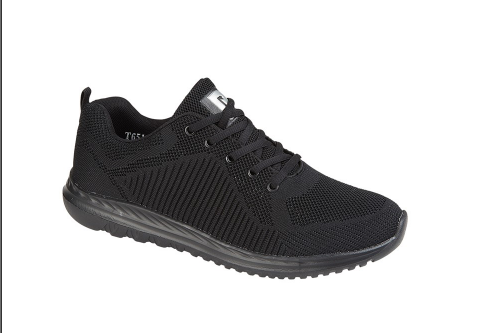 T651A Trainer Style Shoe Black - Hitchin
