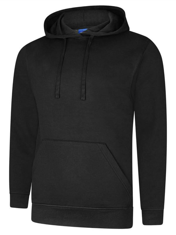 JH001 Overhead Hoodie Black Unisex Forth Valley STAFF