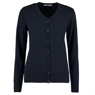 KK354 V Neck Cardigan Navy - Lowestoft
