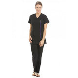 Miami Tunic Black with Purple Zip - South Thames
